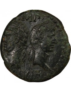 Rome - Provinces Auguste Groupe 2 1 dupondius Bronze 20 Av JC / 10 Nîmes 2
