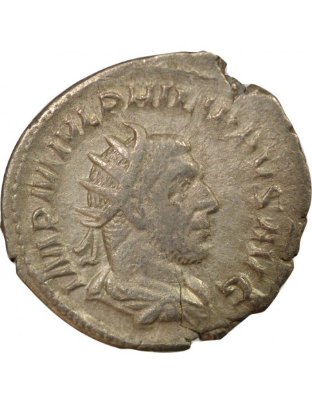 Rome Empire Philippe Ier l'Arabe Aequitas 1 antoninien Billon 246-247 R Rome