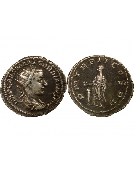 Rome Empire Gordien III Empereur & Trépied 1 antoninien Billon 239-240 R Rome