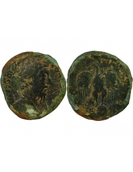 Rome Empire Antonin le Pieux Consécration 1 sesterce Laiton 180 R Rome