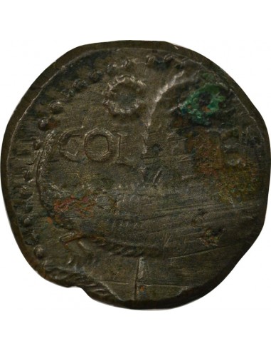 Rome - Provinces Auguste Groupe 2 1 dupondius Bronze 20 Av JC / 10 Nîmes