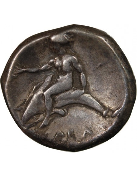 Grèce (Calabre) 1 nomos Argent 302-281 AV JC Tarente