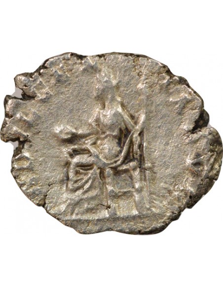 Rome Empire Septime Sévère Indulgentia Assise 1 denier Argent 196-197 R Rome