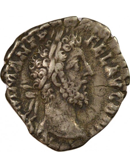 Rome Empire Commode Fortunae Manenti 1 denier Argent 187-188 R Rome