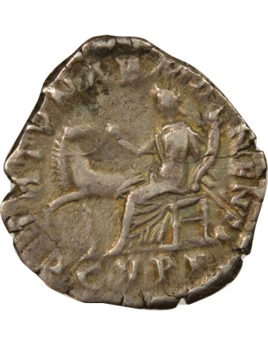 Rome Empire Commode Fortunae Manenti 1 denier Argent 187-188 R Rome