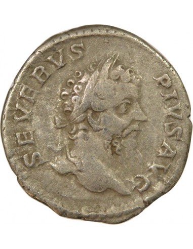 Rome Empire Septime Sévère Jupiter debout 1 denier Argent 208 R Rome