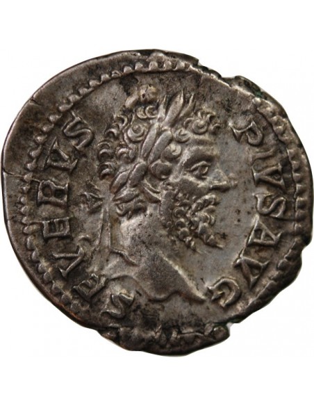 Rome Empire Septime Sévère Victoire sur les Parthes 1 denier Argent 204 R Rome