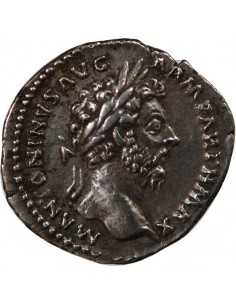 Rome Empire Marc Aurèle Aequitas debout 1 denier Argent 165-166 Rome 2