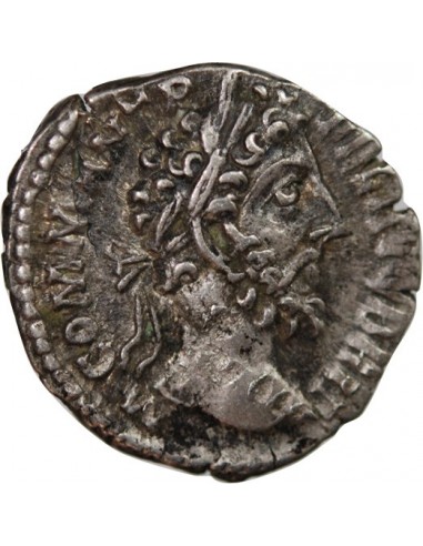 Rome Empire Commode Aequitas debout 1 denier Argent 187-188 R Rome