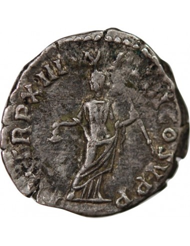 Rome Empire Commode Aequitas debout 1 denier Argent 187-188 R Rome