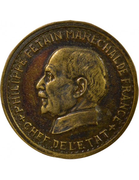 3e Type 5 francs Cupronickel 1941 A Paris