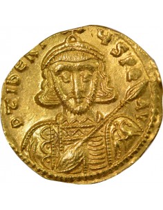 Empire Byzantin Tibère III Apsimar 1 solidus Or 698-705 Constantinople 2
