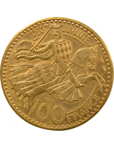 Monaco Rainier III de Monaco Piéfort 100 francs Or 1950 A - Paris