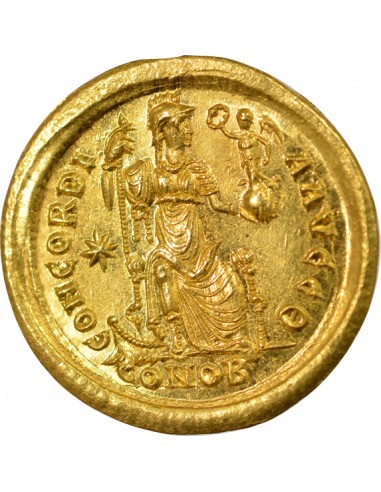 Rome Empire Honorius 1 solidus Or 397-402 Constantinople