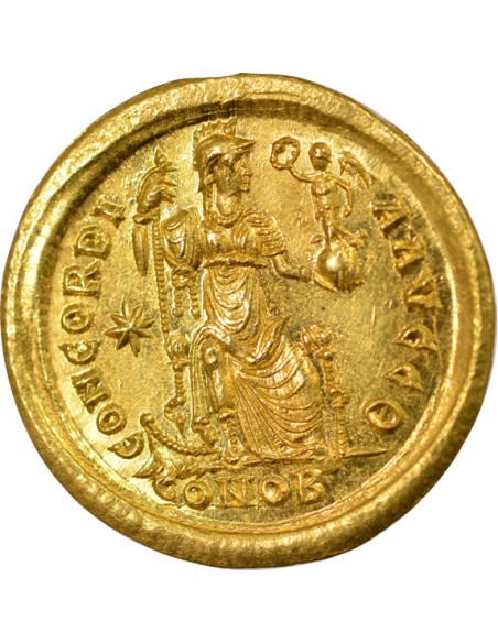 Rome Empire Honorius 1 solidus Or 397-402 Constantinople