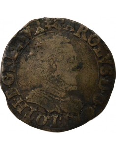 1/4 teston Billon 1585 Nancy 2