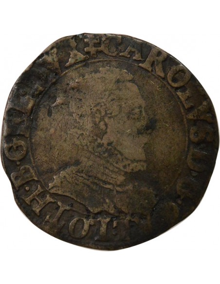 1/4 teston Billon 1585 Nancy