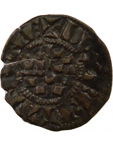 Duc de Bretagne 1 denier Billon 1286-1305 Guingamp