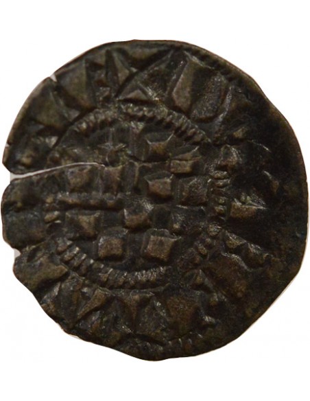 Duc de Bretagne 1 denier Billon 1286-1305 Guingamp