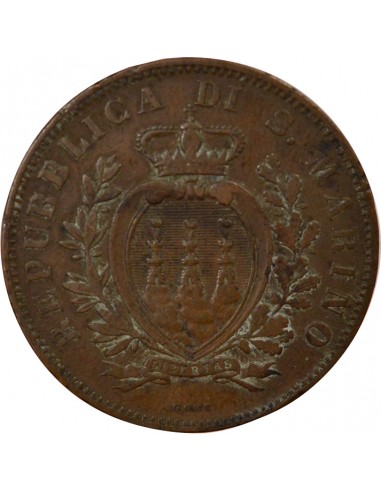 Saint-Marin 10 centesimi Cuivre 1894 R Rome