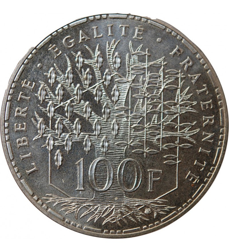 PANTHEON - 100 FRANCS ARGENT 1990