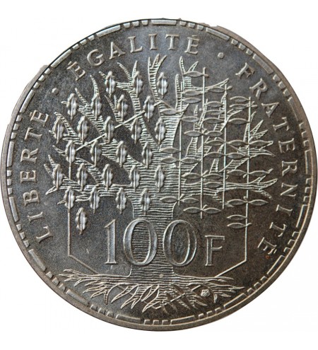 PANTHEON - 100 FRANCS ARGENT 1990