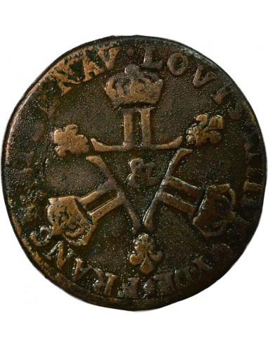 Louis XIV Dardenne  6 deniers Cuivre 1712 & Aix-en-Provence