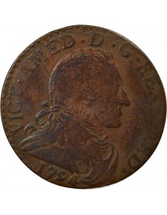 Sardaigne Victor Amédée III 5 soldi Billon 1794 T Turin 2