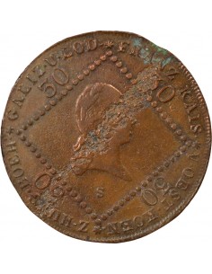 Autriche François II du Saint-Empire 30 kreuzer Cuivre 1807 Smolnik 2