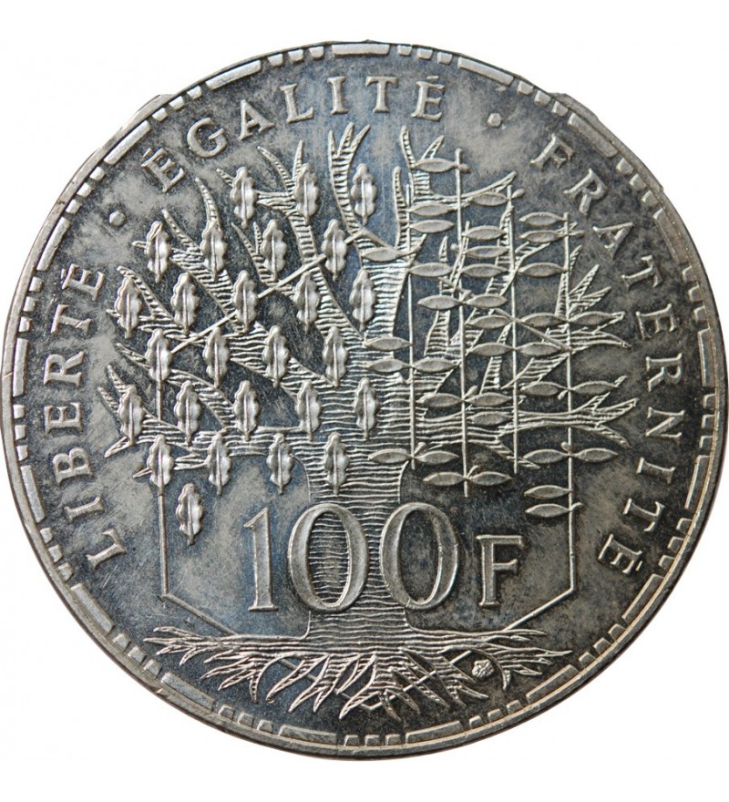 PANTHEON - 100 FRANCS ARGENT 1991