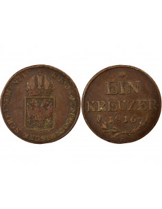 Autriche François II du Saint-Empire 1 kreuzer Cuivre 1816 A Vienne