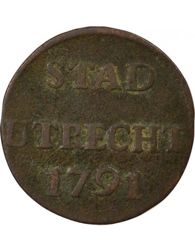 Pays-Bas 1 duit Cuivre 1791 Utrecht
