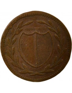 Etats Allemands 1 jeton Cuivre 1819 Francfort (C) 2