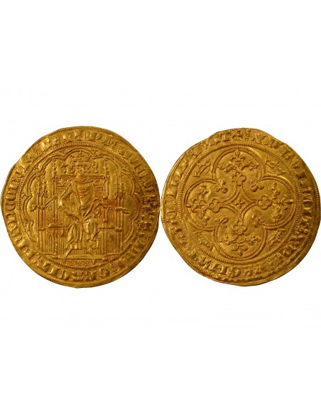 Philippe VI de Valois 1 chaise d'or Or 1346-1350