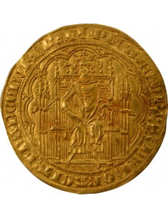 Philippe VI de Valois 1 chaise d'or Or 1346-1350 2