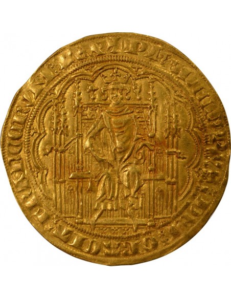 Philippe VI de Valois 1 chaise d'or Or 1346-1350