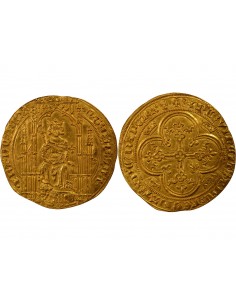 Philippe VI de Valois 1 lion d'or Or 1338-1339