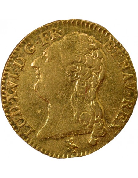 Louis XVI Tête nue 1 louis d'or Or 1788 A - Paris