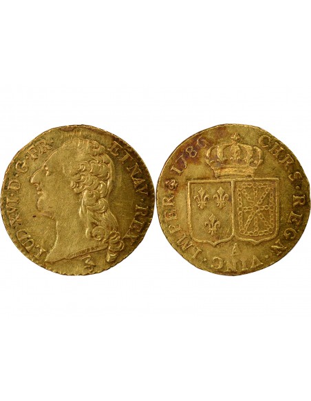 Louis XVI Tête nue 1 louis d'or Or 1786 A - Paris
