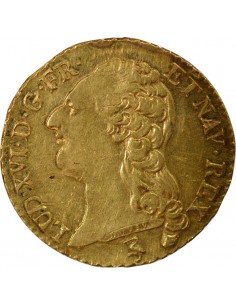 Louis XVI Tête nue 1 louis d'or Or 1786 A - Paris 2