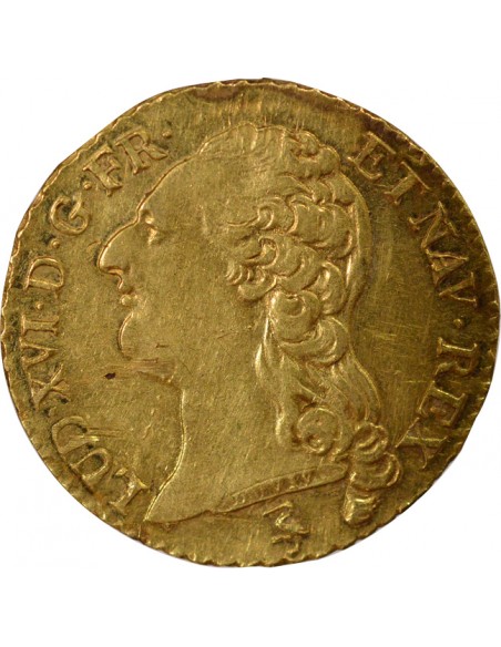 Louis XVI Tête nue 1 louis d'or Or 1786 A - Paris