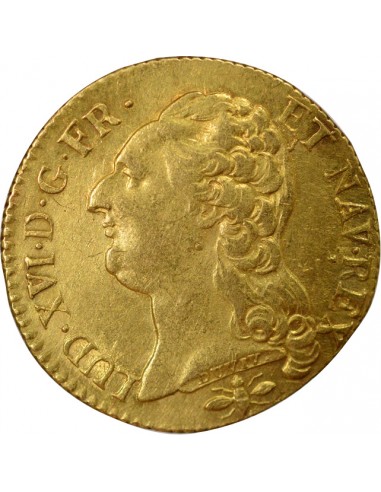 Louis XVI Tête nue 1 louis d'or Or 1786 D Lyon
