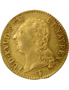 Louis XVI Tête nue 1 louis d'or Or 1790 T Nantes 2