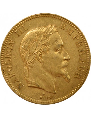 Napoléon III Tête Laurée 100 francs Or 1862 A - Paris