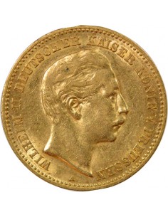 Etats Allemands (Prusse) Guillaume II de Prusse 10 mark Or 1905 A Berlin 2
