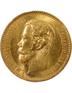 Russie Nicolas II 5 roubles Or 1902 Saint-Petersbourg 2