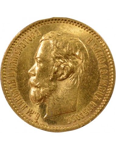 Russie Nicolas II 5 roubles Or 1902 Saint-Petersbourg
