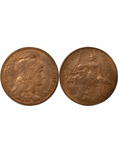 10 centimes Bronze 1916