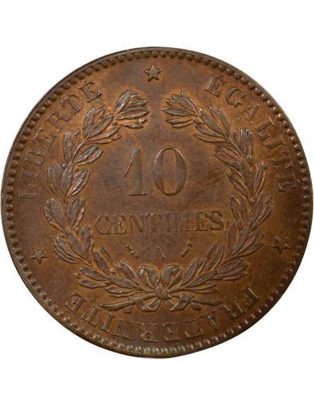 IIIe République 10 centimes Bronze 1890 A - Paris
