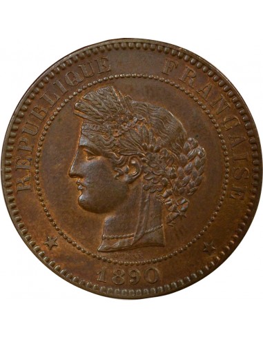 IIIe République 10 centimes Bronze 1890 A - Paris